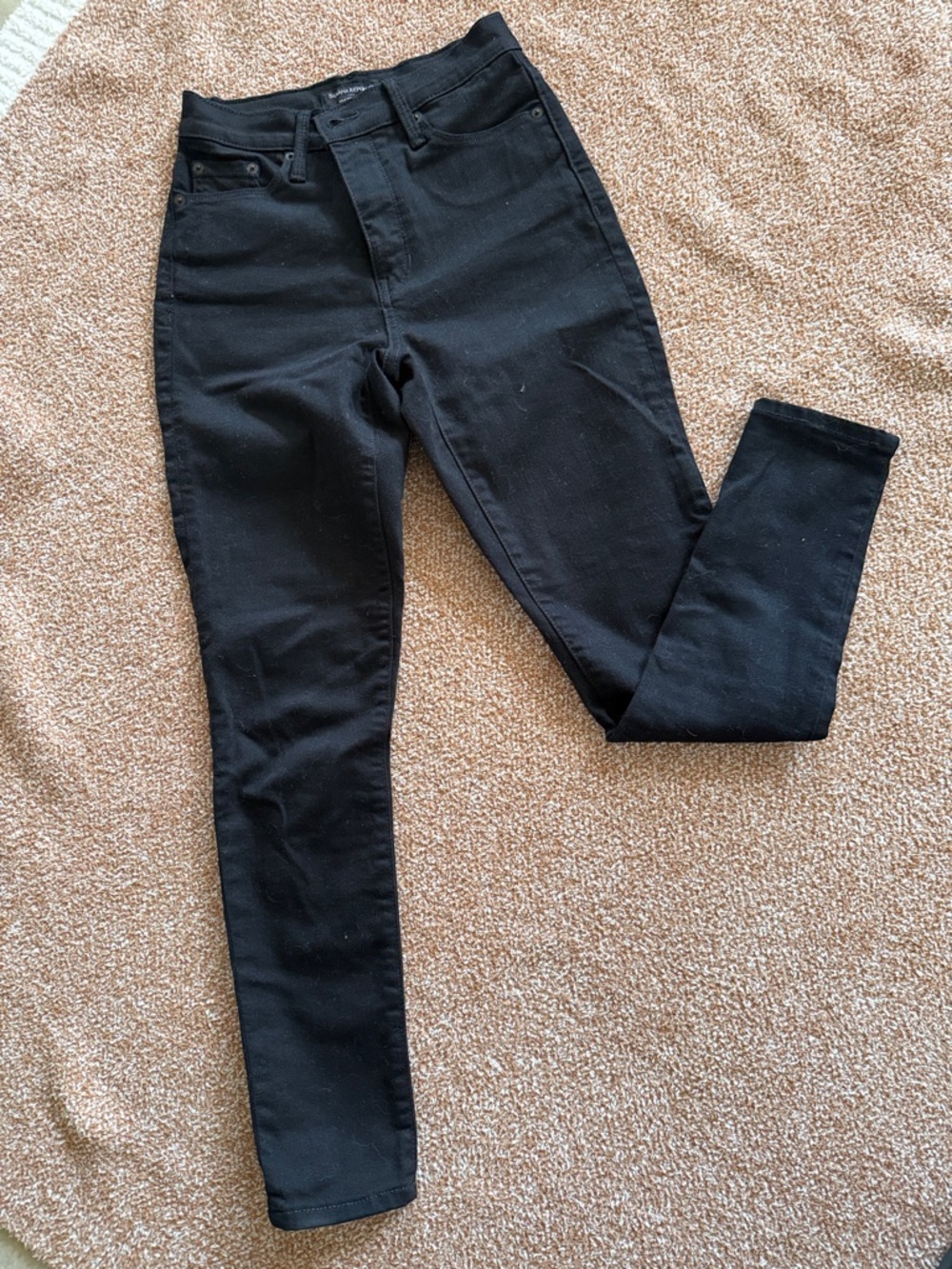 Banana Republic Black Skinny High-Rise Jeans